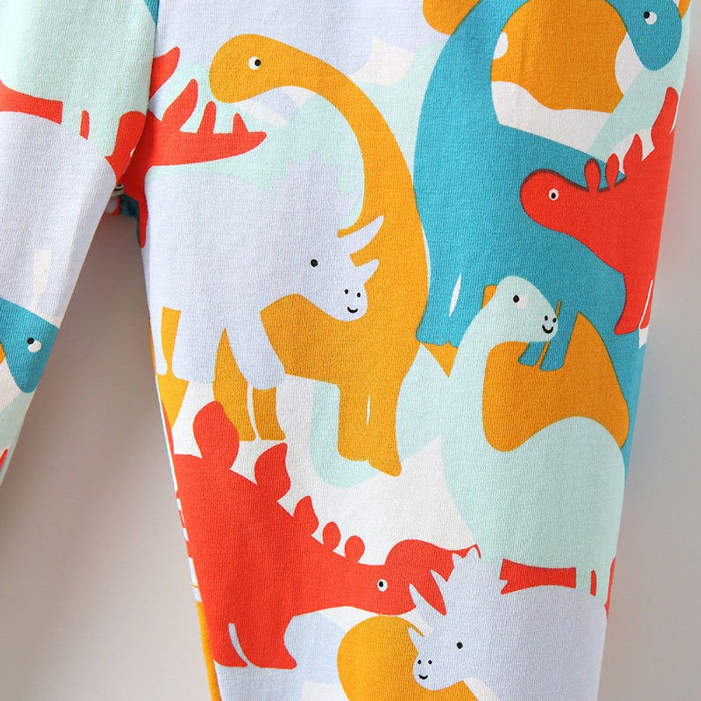 MyKids-USA® Baby Kids Girls Dinosaurs Cartoon Pattern Casual Pants