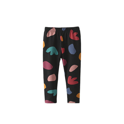 MyKids-USA® Baby Kids Girls Geometric Pattern Casual Pants
