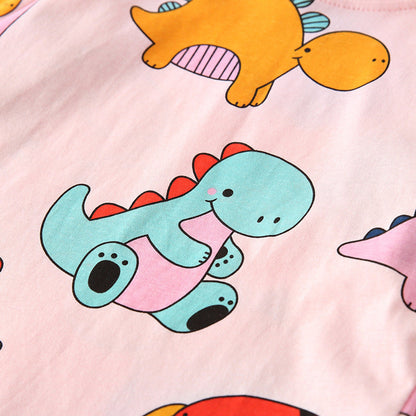 MyKids-USA® Girls Cartoon Pattern Long Sleeves Top and Pants Clothing Set