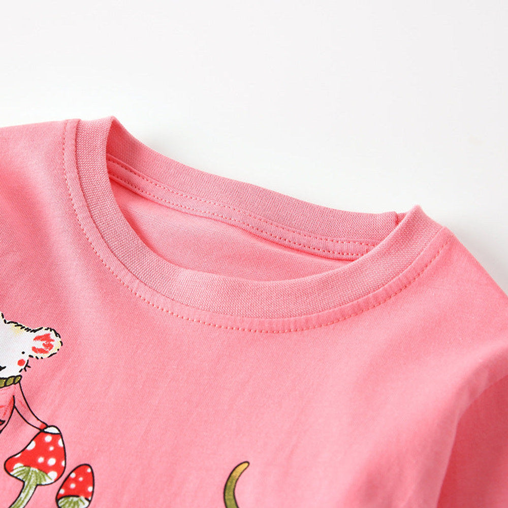 MyKids-USA® Girls Floral Pattern Long Sleeves Top and Pants Clothing Set
