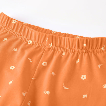 MyKids-USA® Baby Kids Girls Floral and Animals Cartoon Pattern Casual Pants