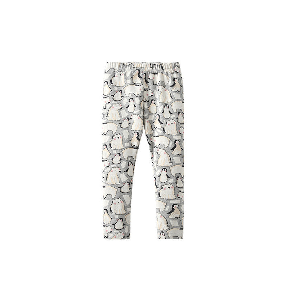 MyKids-USA® Baby Kids Girls Animals Cartoon Pattern Casual Pants