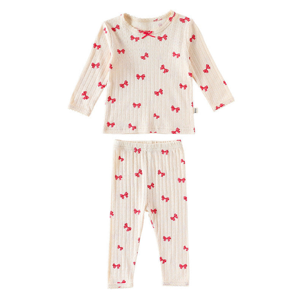 MyKids-USA® Girls Cute Simple Pattern Long Sleeves Top and Pants Clothing Set