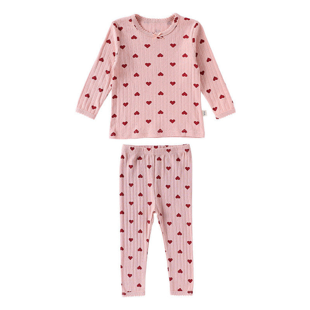 MyKids-USA® Girls Cute Simple Pattern Long Sleeves Top and Pants Clothing Set