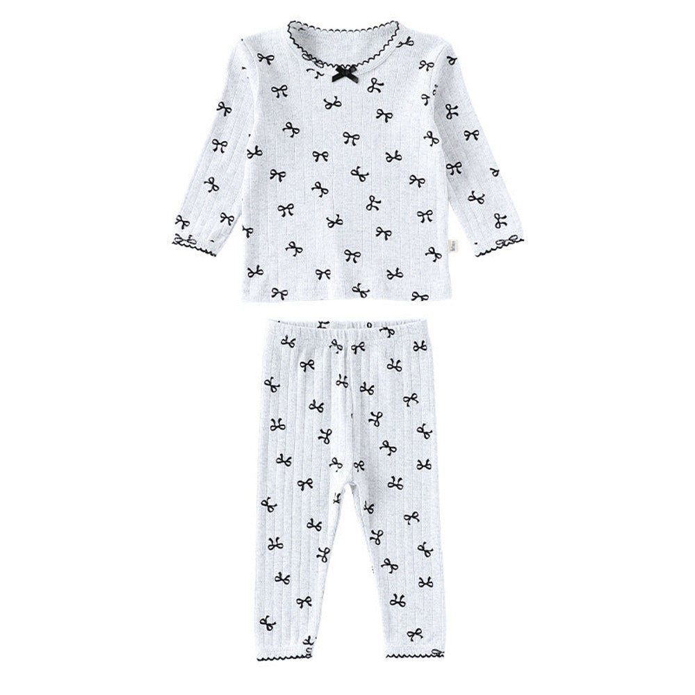 MyKids-USA® Girls Cute Simple Pattern Long Sleeves Top and Pants Clothing Set