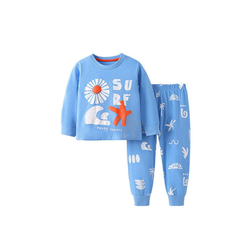 MyKids-USA® Boys Geometric Pattern Long Sleeves Top and Pants Clothing Set