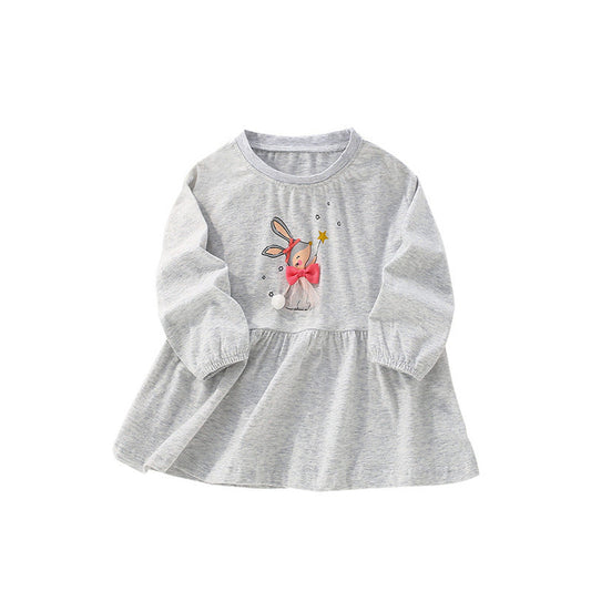 MyKids-USA® Kids Girls Cartoon Pattern Long Sleeves Cute Top