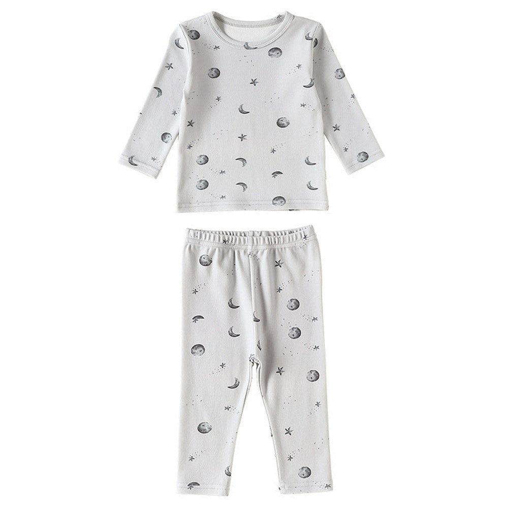 MyKids-USA® Baby Kids Simple Pattern Long Sleeves Top and Pants Clothing Set