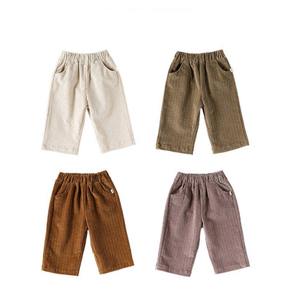 MyKids-USA® Baby Kids Unisex Striped Pattern Casual Pants