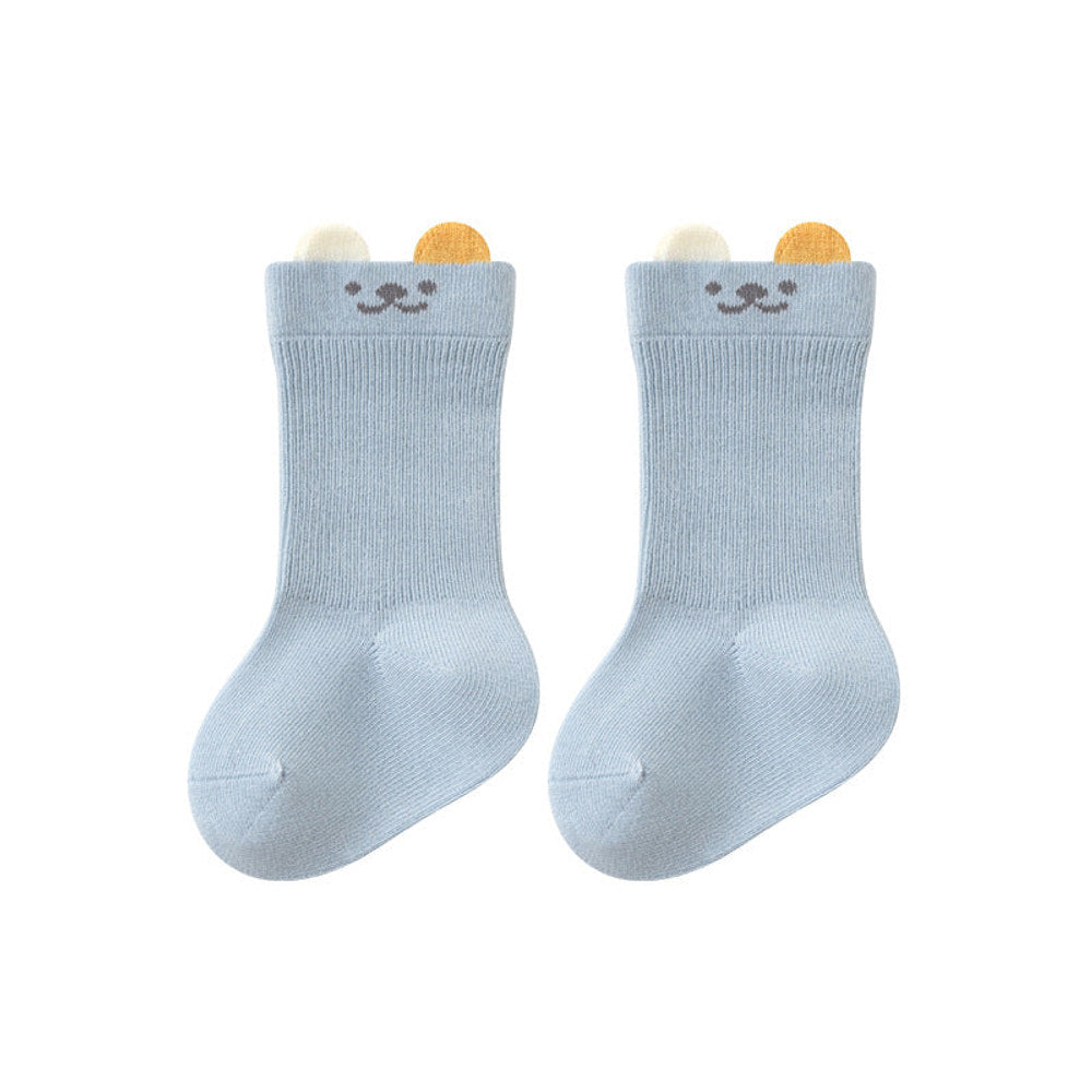 MyKids-USA® Baby Unisex Breathable Cute Cartoon Pattern Socks 1 Lot=3-Pair Set