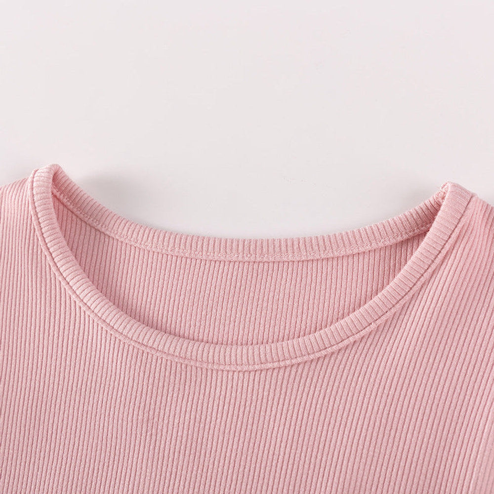 MyKids-USA® Baby Kids Girls Cute Strawberry Pattern Long Sleeves Crew Neck Dress