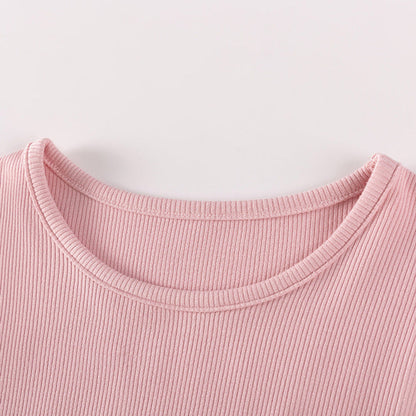 MyKids-USA® Baby Kids Girls Cute Strawberry Pattern Long Sleeves Crew Neck Dress