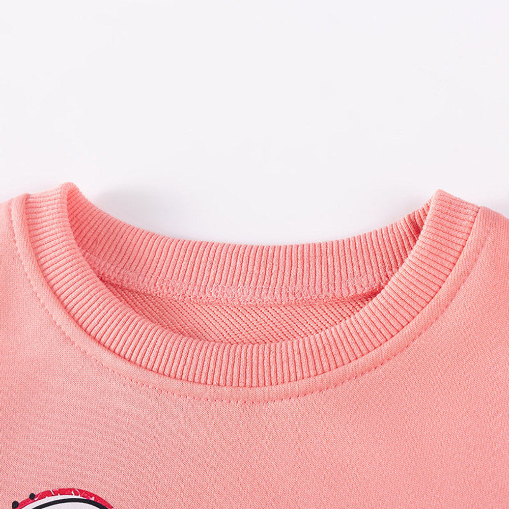 MyKids-USA® Spring and Autumn Girls Hearts Pattern Long Sleeves Top Sweatshirt and Pants Clothing Set