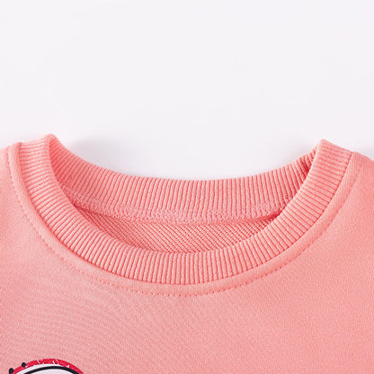 MyKids-USA® Spring and Autumn Girls Hearts Pattern Long Sleeves Top Sweatshirt and Pants Clothing Set