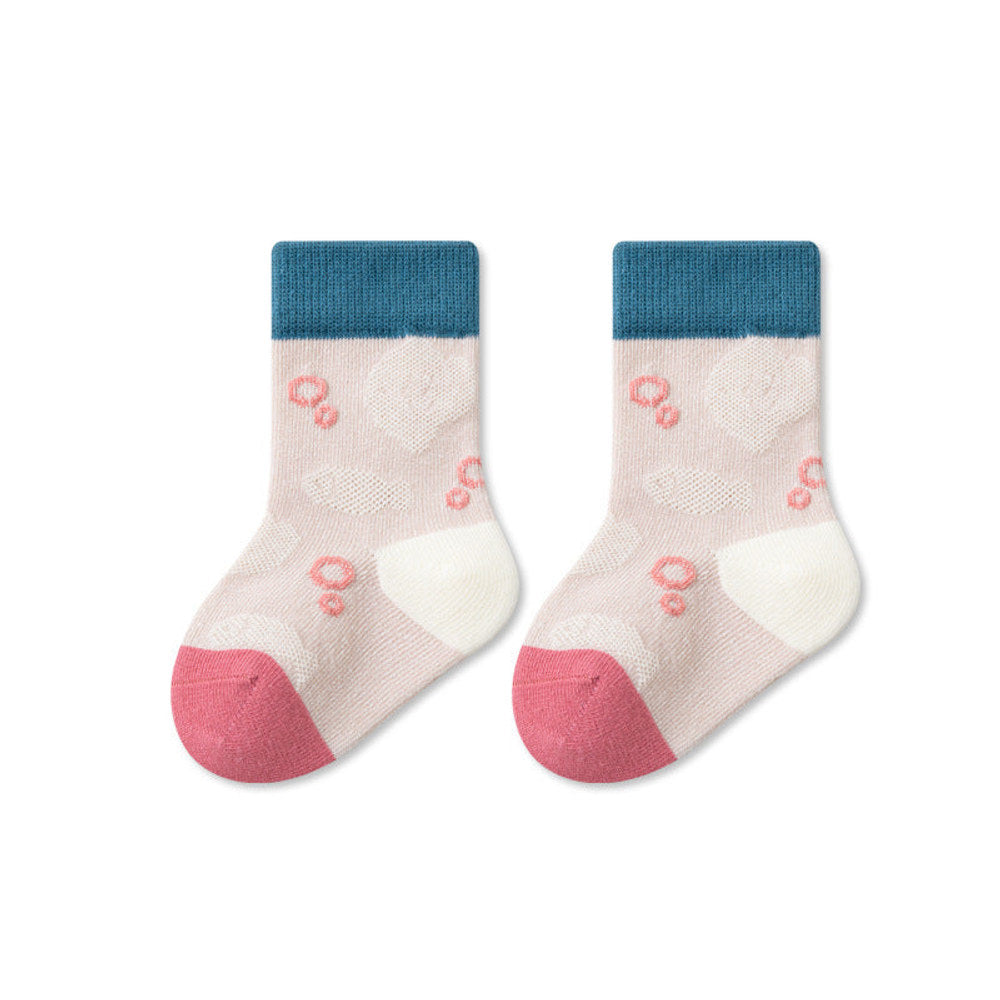 MyKids-USA® Baby Unisex Breathable Color Patchwork Anti-slip Socks