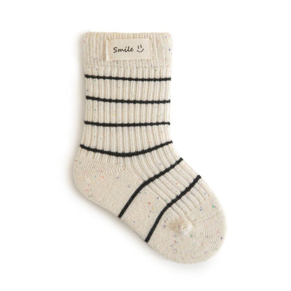 MyKids-USA® Baby Unisex Breathable Casual Striped Pattern Socks 1 Lot=3-Pair Set