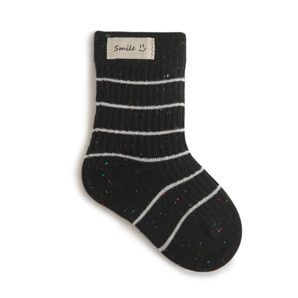 MyKids-USA® Baby Unisex Breathable Casual Striped Pattern Socks 1 Lot=3-Pair Set