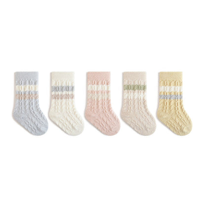 MyKids-USA® Baby Unisex Breathable Jacquard Pattern Casual Socks