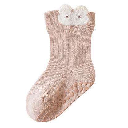 MyKids-USA® Baby Unisex Breathable Simple Letters and Cartoon Pattern Cute Socks