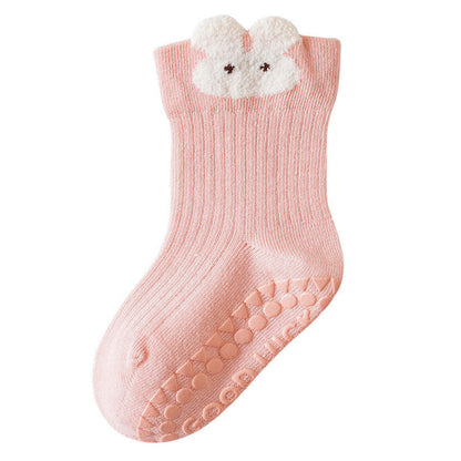 MyKids-USA® Baby Unisex Breathable Simple Letters and Cartoon Pattern Cute Socks