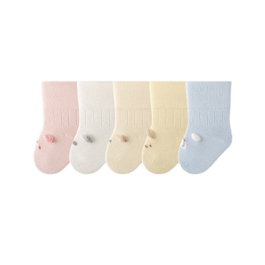 MyKids-USA® Baby Unisex Breathable Simple Cartoon Pattern Socks