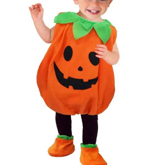 Baby Halloween Pumpkin Clothes Cosplay Costume Sets