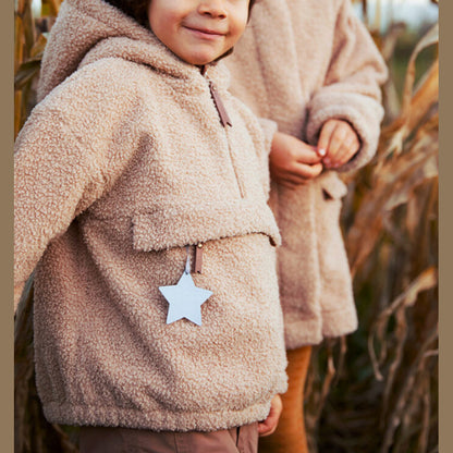 MyKids-USA® Kids Teddy Pattern Hoodie Coat