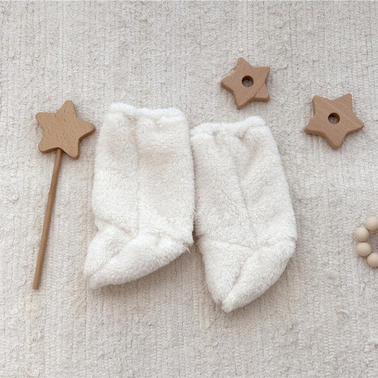 MyKids-USA® Baby Unisex Fluffy Solid Color Cute Socks