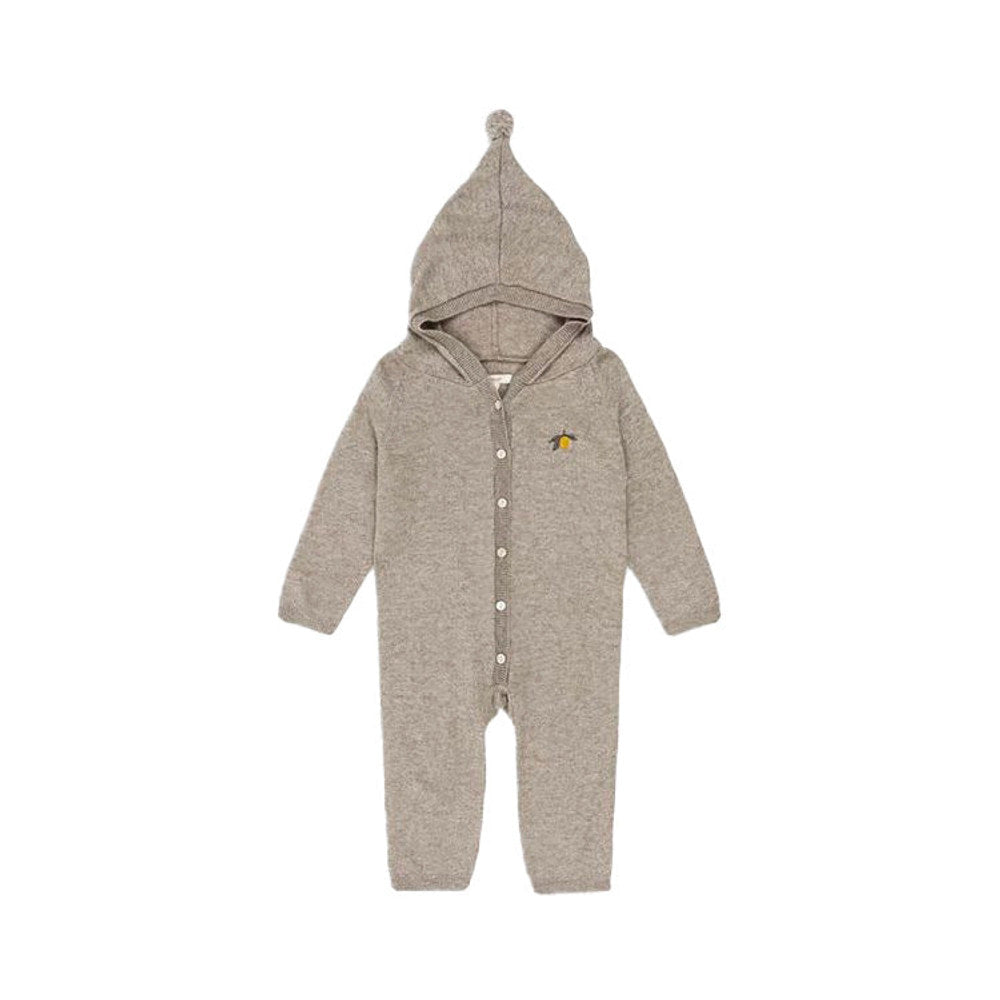 MyKids-USA® Baby Unisex Long Sleeves Fruits Pattern Knitted Hooded Rompers