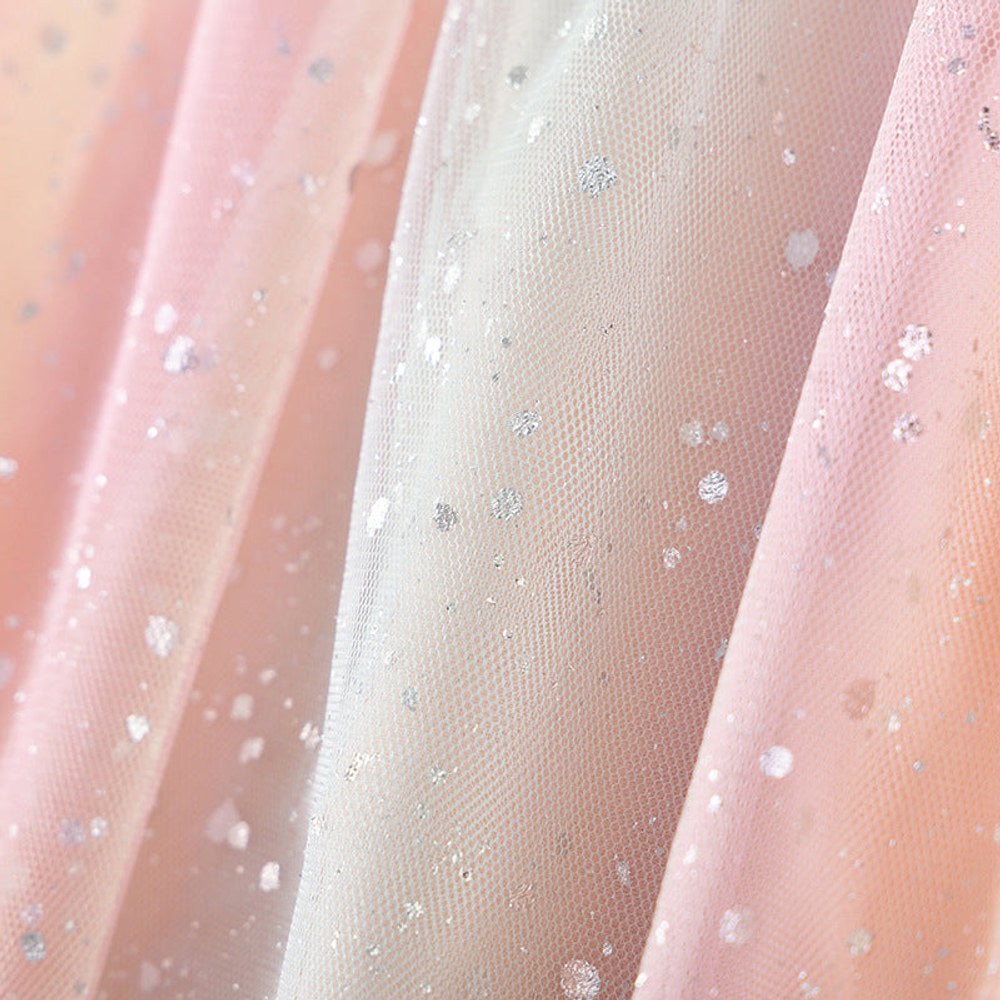 MyKids-USA® Heart and Dots Pattern Short Sleeves Dress for Stylish Girls