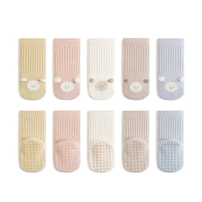 MyKids-USA® Baby Unisex Breathable Simple Cartoon Pattern Thick Socks