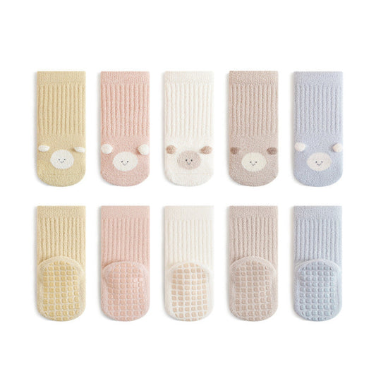 MyKids-USA® Baby Unisex Breathable Simple Cartoon Pattern Thick Socks