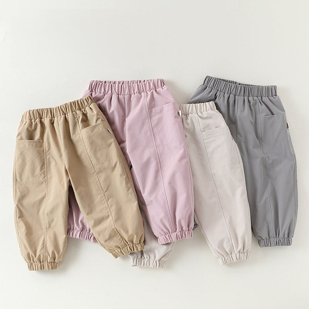 MyKids-USA® Casual Style Solid Color Thick Pants for Baby and Kids