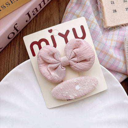 MyKids-USA® Collection of 2 Pink Versatile Hair Clips