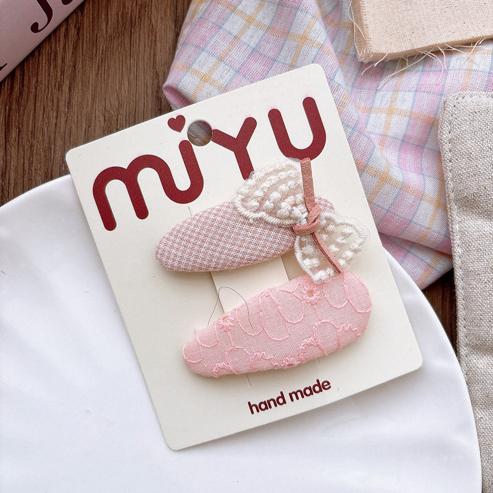MyKids-USA® Collection of 2 Pink Versatile Hair Clips