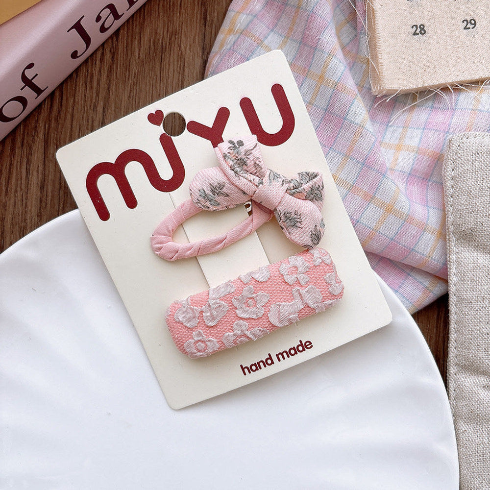 MyKids-USA® Collection of 2 Pink Versatile Hair Clips