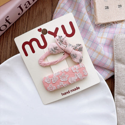 MyKids-USA® Collection of 2 Pink Versatile Hair Clips