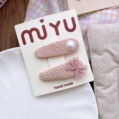 MyKids-USA® Collection of 2 Pink Versatile Hair Clips