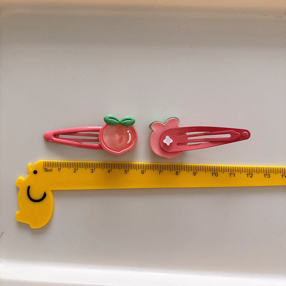 MyKids-USA® Collection of 2 Versatile Fruits Pattern Hair Clips
