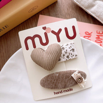 MyKids-USA® Collection of 2 Versatile Geometric Shaped Hair Clips