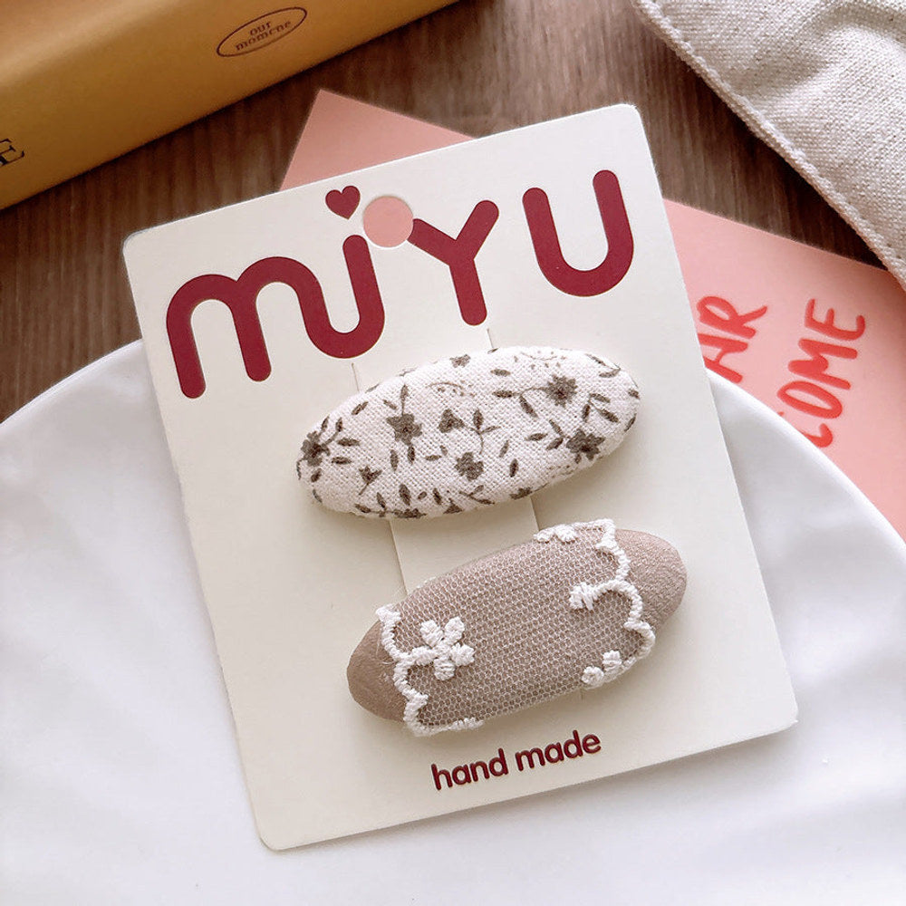 MyKids-USA® Collection of 2 Versatile Geometric Shaped Hair Clips