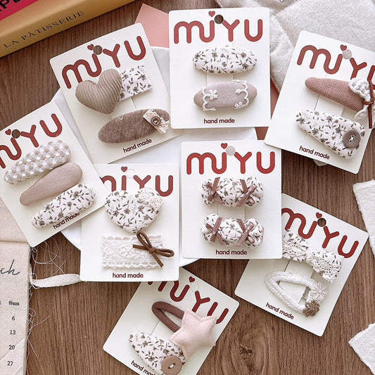 MyKids-USA® Collection of 2 Versatile Geometric Shaped Hair Clips