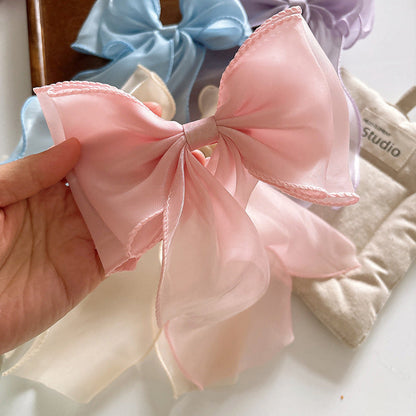 MyKids-USA® Collection of Butterfly-bow Decorated Hair Clips
