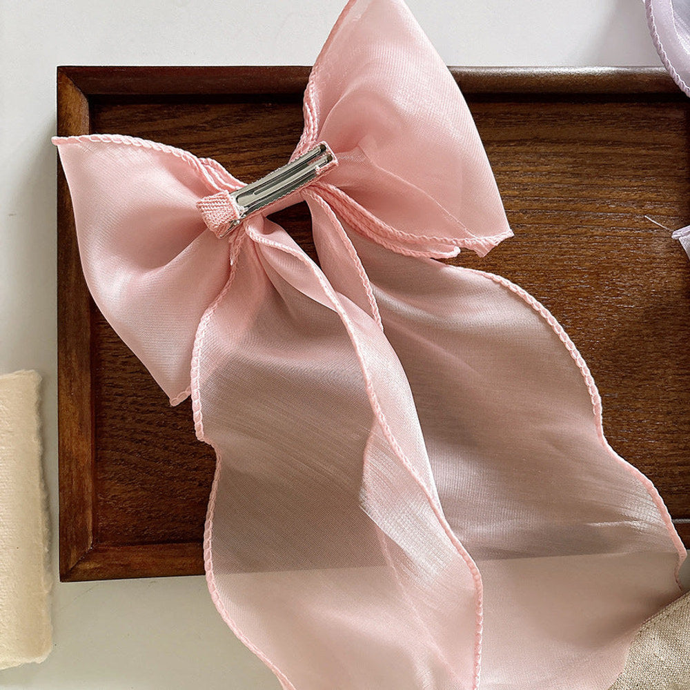 MyKids-USA® Collection of Butterfly-bow Decorated Hair Clips