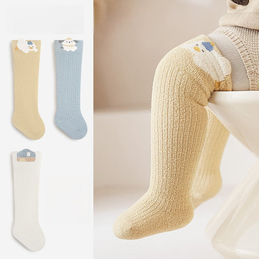 MyKids-USA® Baby Unisex Breathable Cute Cartoon Pattern Stockings 1 Lot=3-Pair Set