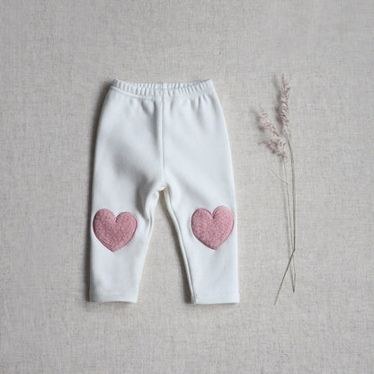 MyKids-USA® Baby Kids Girls Hearts Pattern Casual Pants