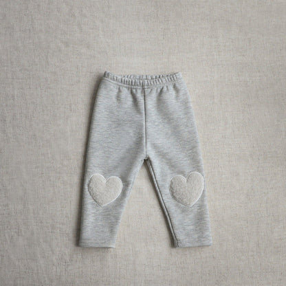 MyKids-USA® Baby Kids Girls Hearts Pattern Casual Pants