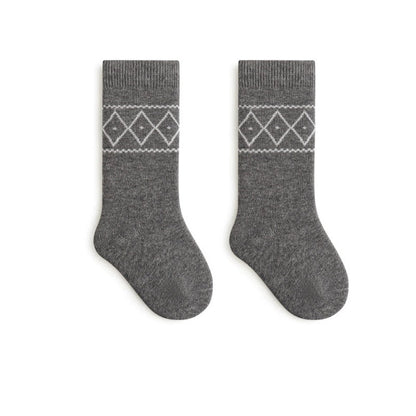 MyKids-USA® Baby Unisex Breathable Simple Argyle Pattern Warm Socks
