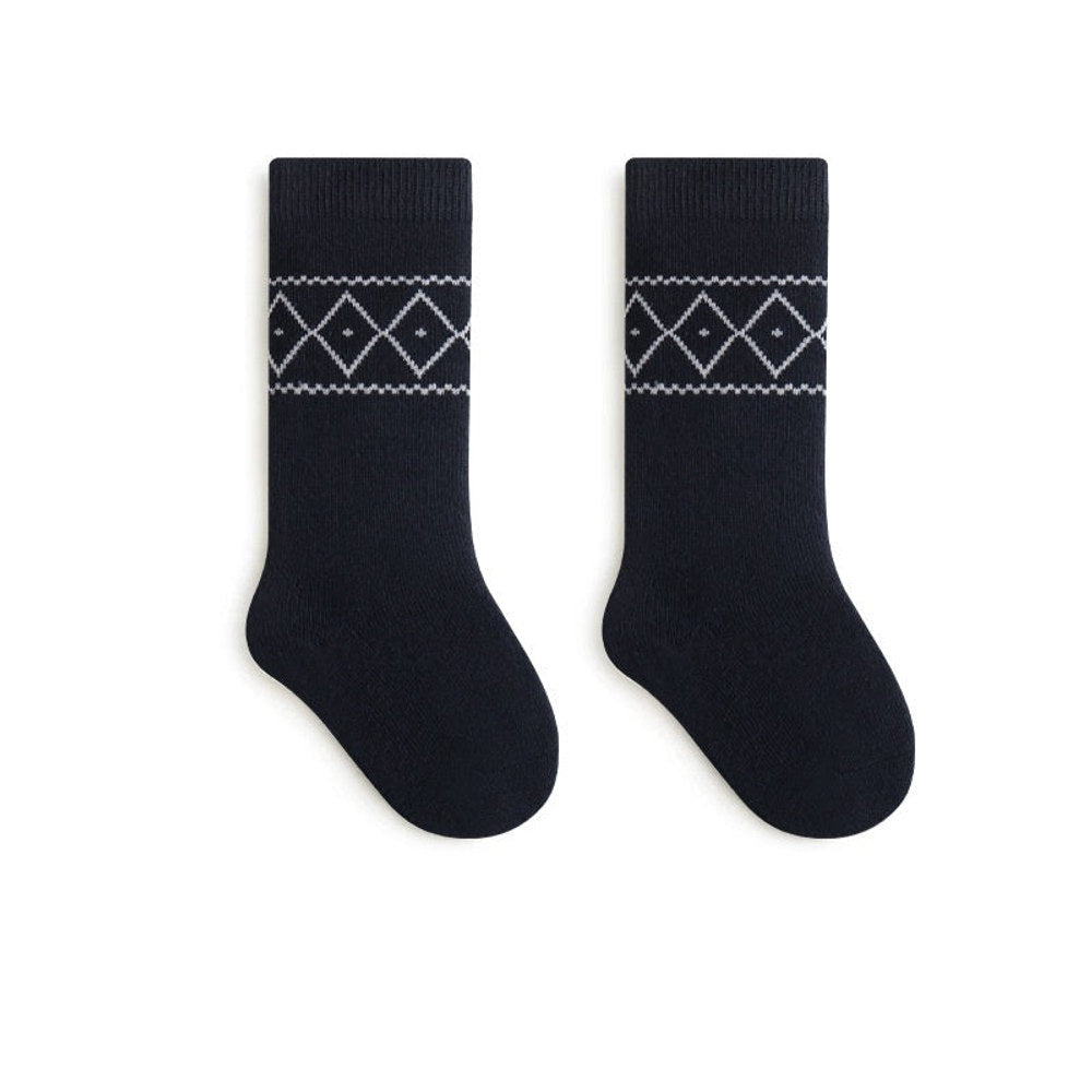 MyKids-USA® Baby Unisex Breathable Simple Argyle Pattern Warm Socks