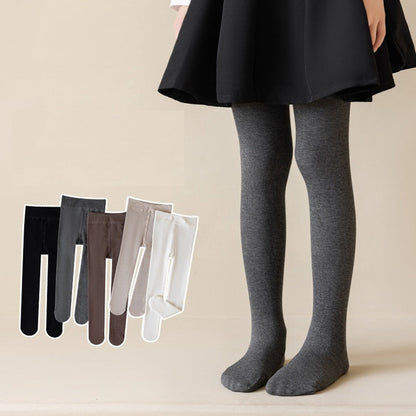 MyKids-USA® Baby Kids Girls Breathable Solid Color Tights 60-78cm